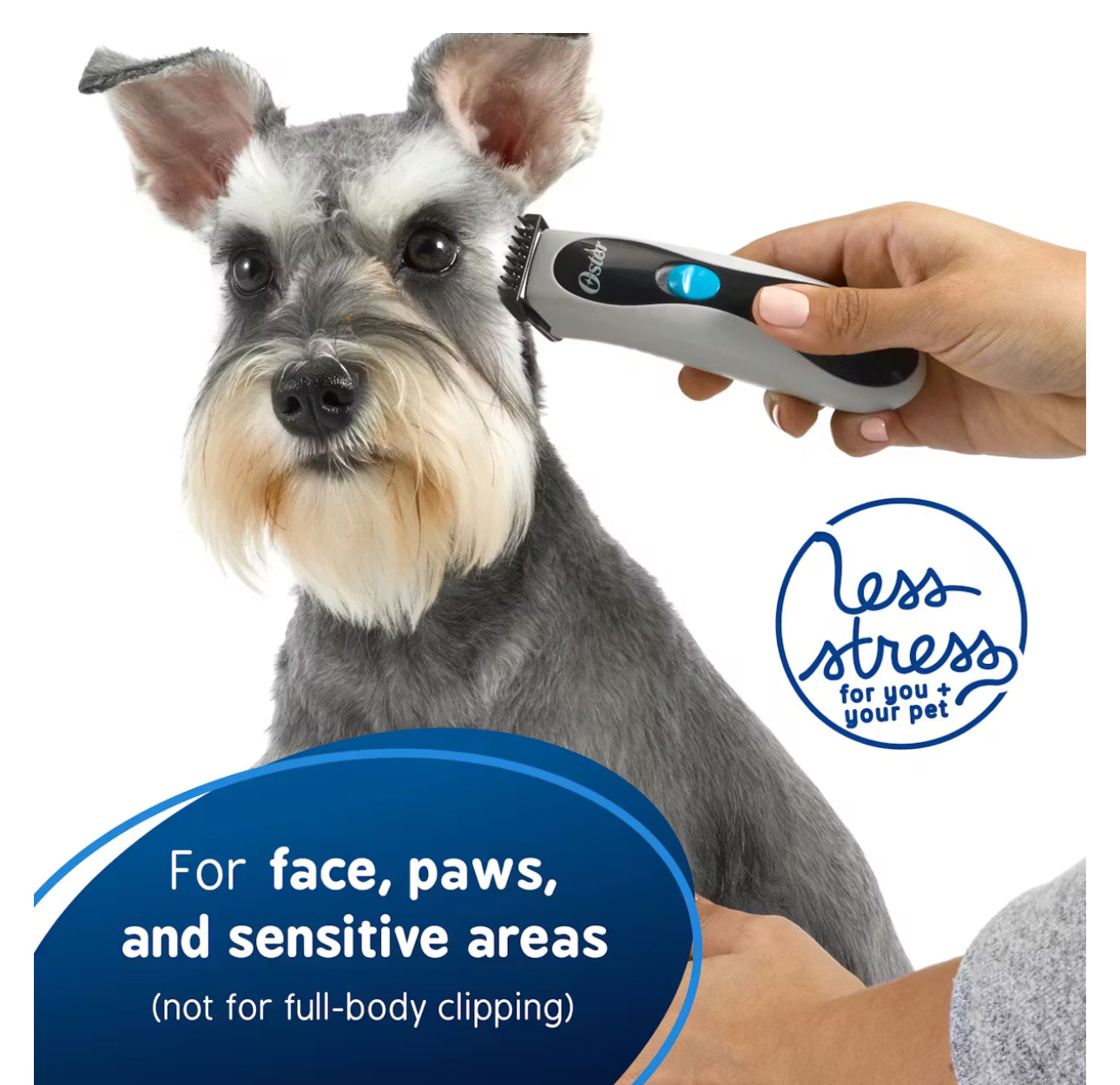 Oster Cordless Face, Paws & Sensitive Areas – Recortadora de Precisión 🐾✨