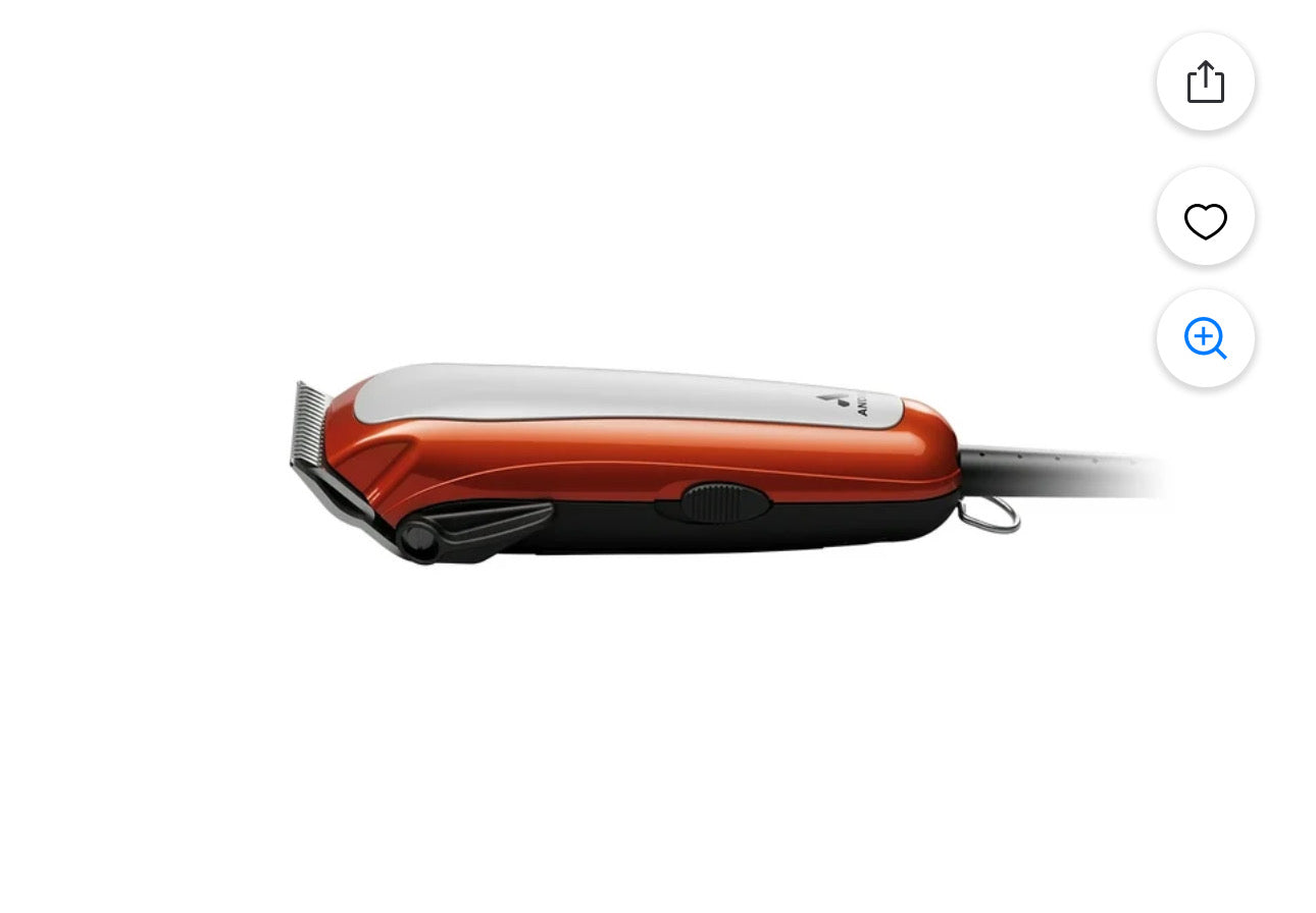 Andis EasyClip Ultra Adjustable Blade – Kit de 10 Piezas (Rojo) ✂️🐾