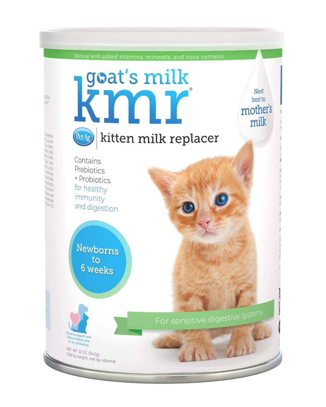 KMR de Cabra Liquida 340gr | Leche Maternizada para Gatitos con Digestión Sensible
