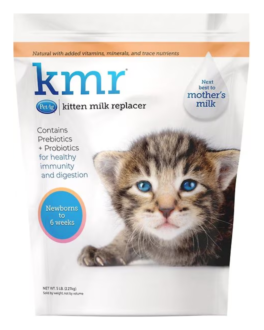 KMR Clásica en Polvo 2.2kg | Sustituto de Leche #1 para Gatitos Recién Nacidos