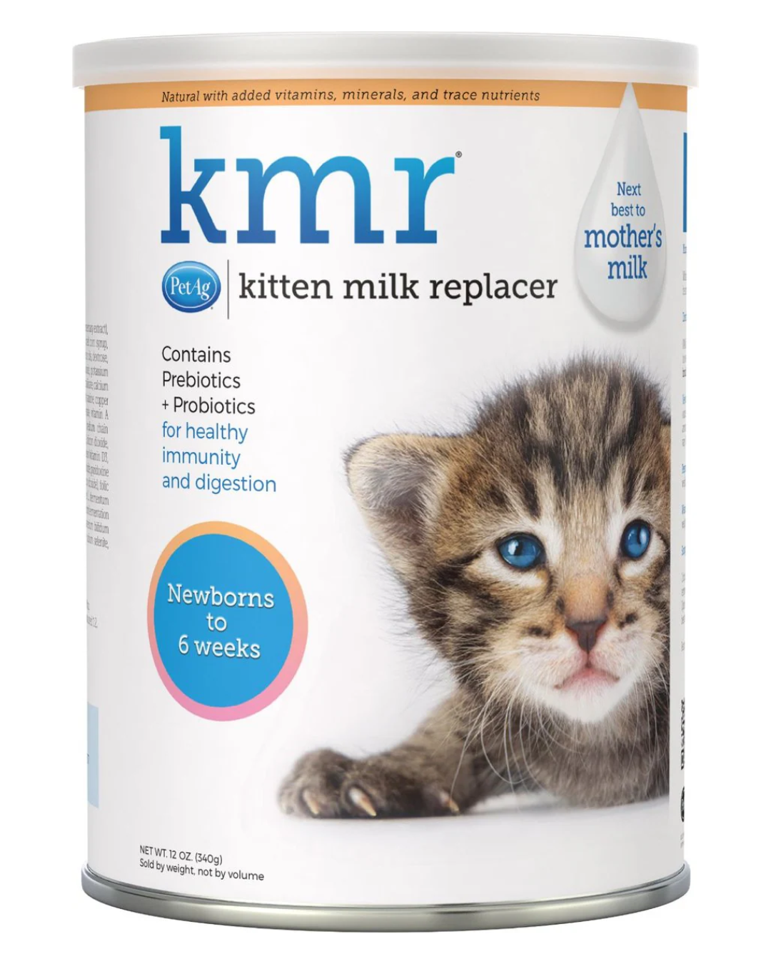 KMR Clásica en Polvo 340gr | Sustituto de Leche #1 para Gatitos Recién Nacidos